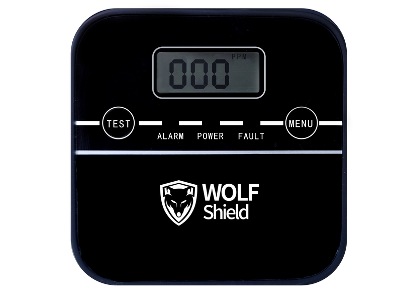 Wolf Shield Carbon Monoxide Alarm Battery Replaceable EN50291:2018 Standard
