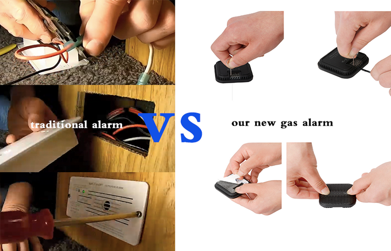 gas alarm - difference between traditional alarm