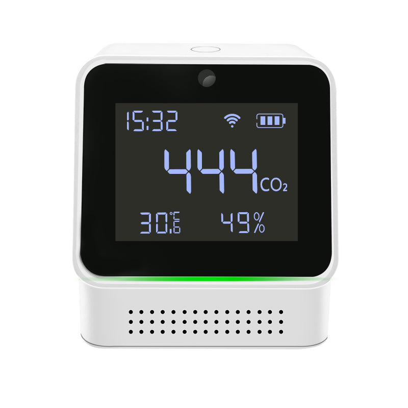 Smart 3-in-1 Air Quality Monitor: CO2 , Temperature and Humidity